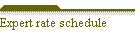 Expert rate schedule