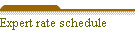 Expert rate schedule